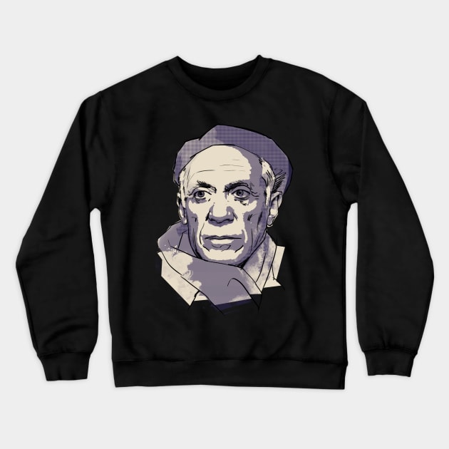 Pablo Picasso Crewneck Sweatshirt by Ed Labetski Art